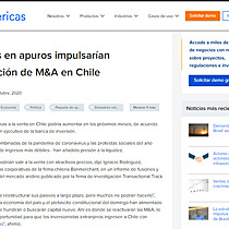 Empresas en apuros impulsaran recuperacin de M&A en Chile